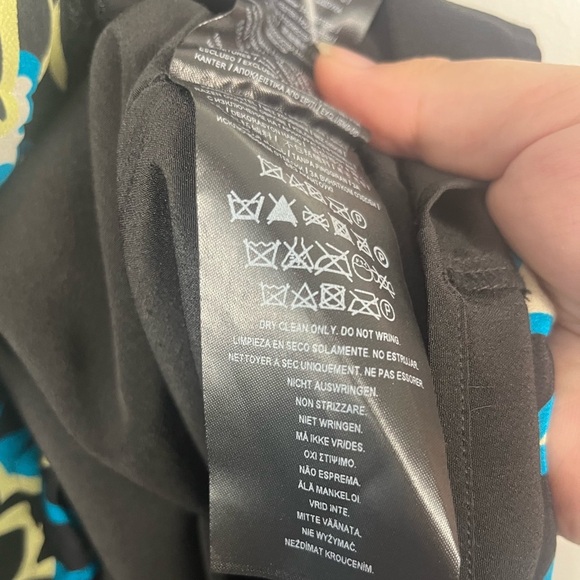 Marciano 100% Silk Floral Print High Low Slip Dress Size XS Feminine - Picture 9 of 11